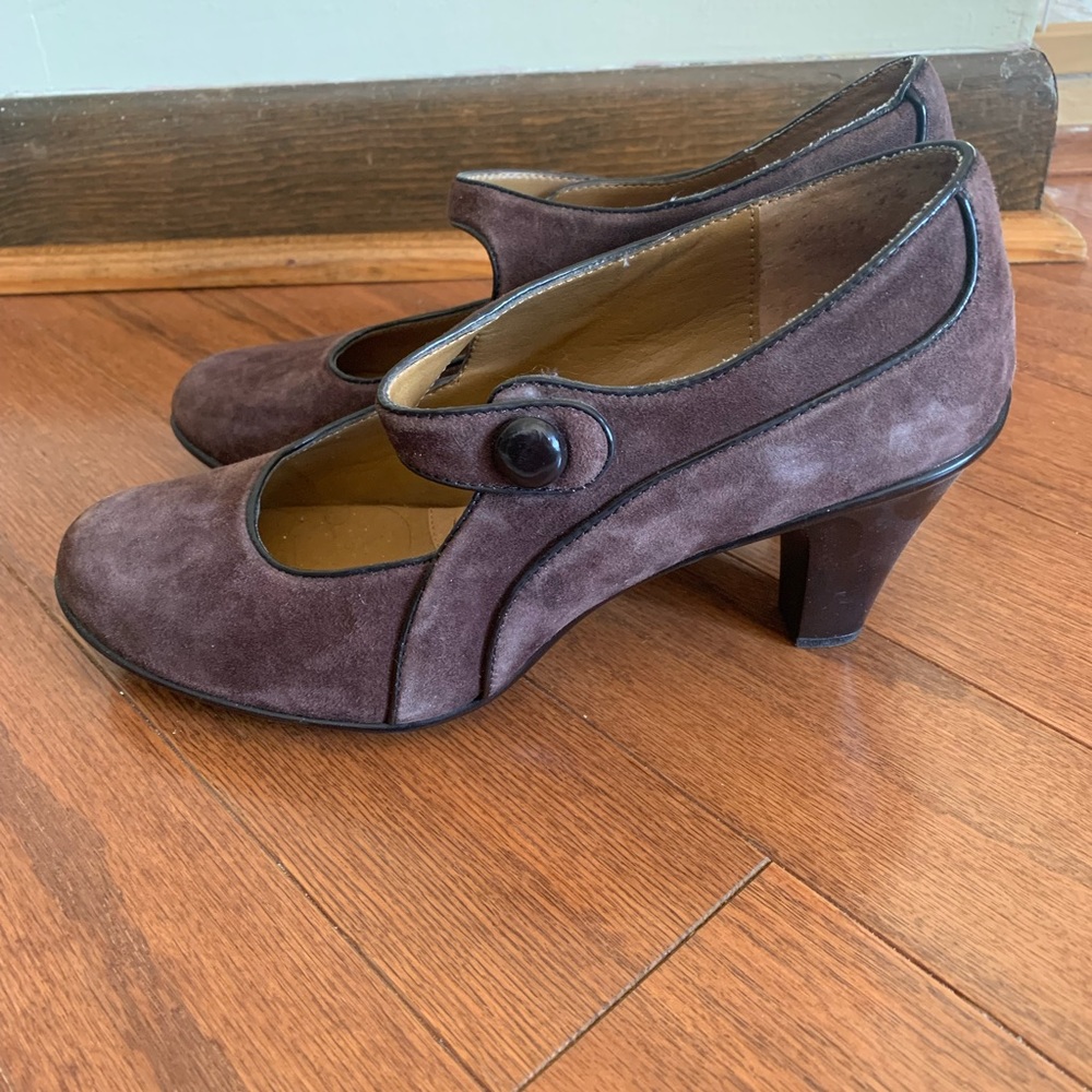 Sofft Brown Leather Heels